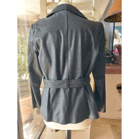 Vintage Bradley Bayou Jacket Womens M Soft Suede Leather Long Lines Chic Classy - Picture 4 of 10